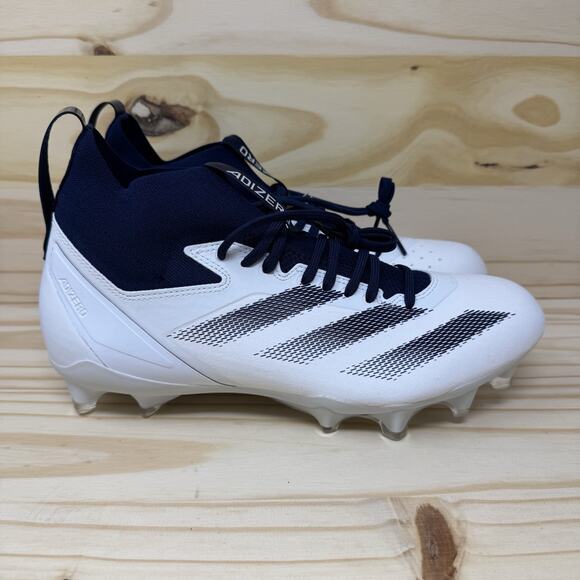 adidas Adizero IMPACT+ Football Cleats Men’s Size 11 Cloud White/Navy IH7455 - Picture 1 of 8